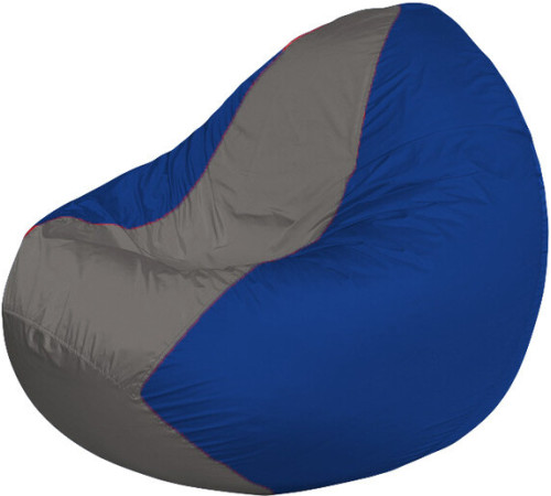 Кресло-мешок Flagman Classic К2.1-207 синий/серый темный