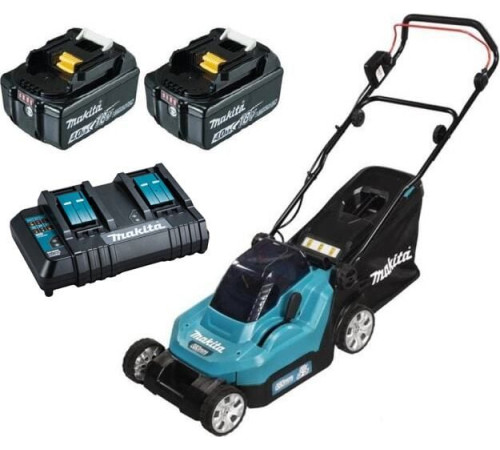 Газонокосилка Makita DLM382CM2 с 2-мя АКБ