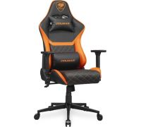 Игровое геймерское кресло Cougar Armor One V2 черный/оранжевый