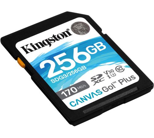 Карта памяти Kingston Canvas Go! Plus SDXC 256GB SDG3/256GB