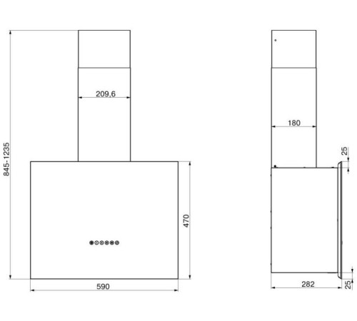 Кухонная вытяжка Elikor Метеорит 60П-700-Э4Д 192315 белый