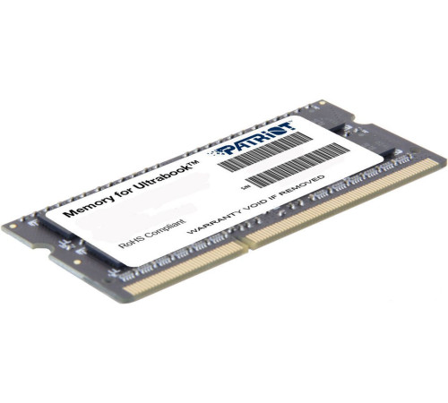 Оперативная память Patriot Memory for Ultrabook 8GB DDR3 SO-DIMM PC3-12800 PSD38G1600L2S
