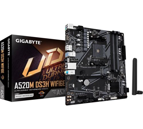 Материнская плата Gigabyte A520M DS3H WiFi6E