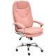 Кресло TetChair Softy LUX флок, розовый