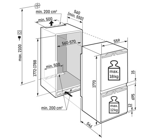Холодильник Liebherr ICe 5103 Pure 5103-22001