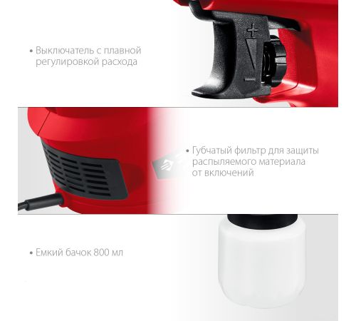Краскораспылитель Зубр КПЭ-650