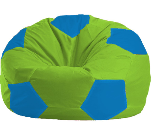 Кресло-мешок Flagman Мяч Стандарт М1.1-168 салатовый/голубой