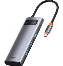 USB-хаб Baseus Metal Gleam Series Multifunctional HUB Type-C Hub Docking Station CAHUB-CX0G