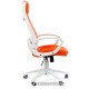 Офисное кресло CHAIRMAN 840 White оранжевый