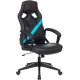 Кресло Zombie Driver черный/голубой