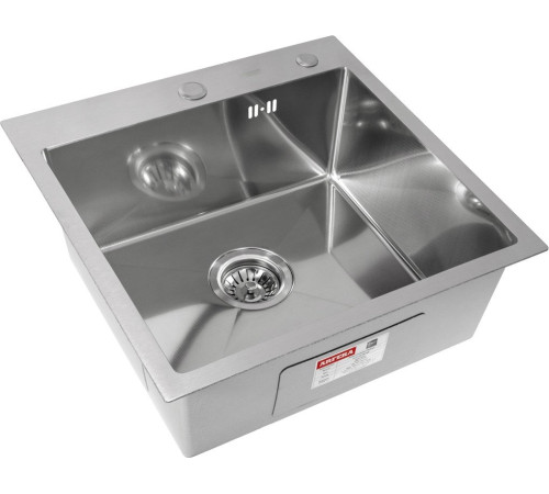 Кухонная мойка ARFEKA Eco AR 500*500 Satin Decor Millet Grains