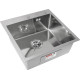 Кухонная мойка ARFEKA Eco AR 500*500 Satin Decor Millet Grains