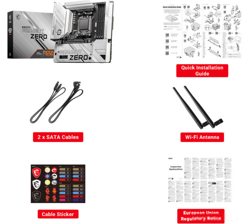 Материнская плата MSI B650M Project Zero