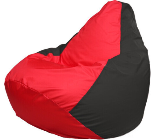 Кресло-мешок Flagman Груша Макси Г2.1-232 черный/красный