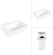 Умывальник Lauter 21887B + клапан 21190W