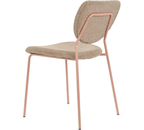 Стул Stool Group Gigi DRC-9155 коричневый/ножки розовые