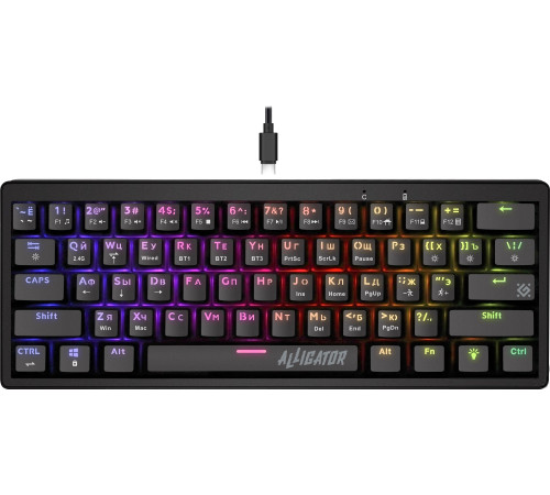 Клавиатура Defender Alligator GK-315 черный