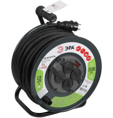 Удлинитель ЭРА RMx-4es-3x2.5-50m-IP44KG Б0052919