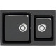 Кухонная мойка MARRBAXX Карельский камень модель 191/Q4 черный