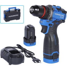 Дрель-шуруповерт Nordberg NE104K с 2-мя АКБ, кейс