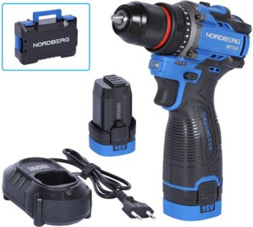 Дрель-шуруповерт Nordberg NE104K с 2-мя АКБ, кейс