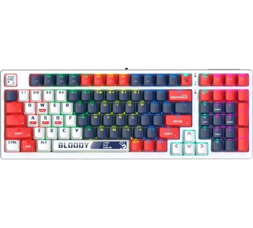 Клавиатура A4Tech Bloody S98 Sports Navy Bloody BLMS Red