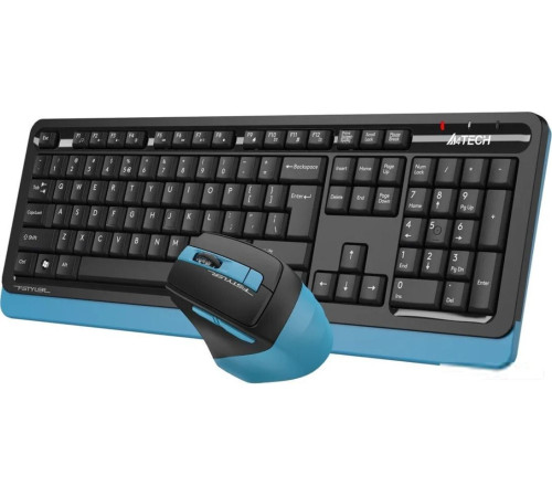 Офисный набор A4Tech Fstyler FG1035 черный/синий