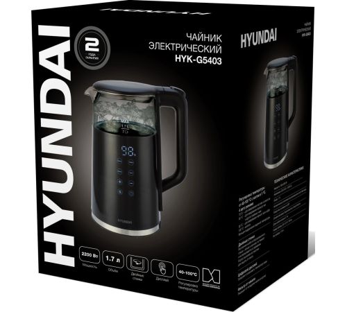 Электрический чайник Hyundai HYK-G5403