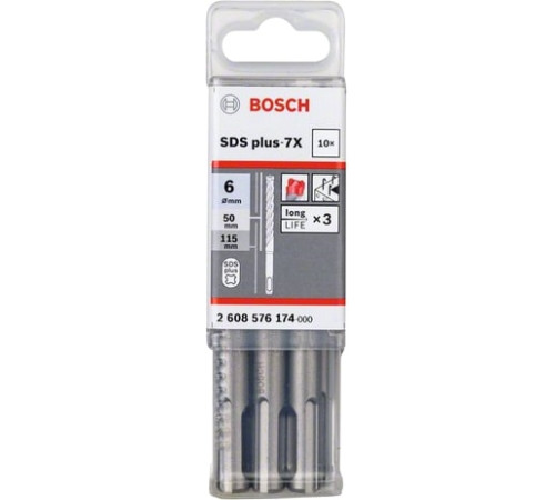Набор оснастки Bosch 2608576174 10 предметов