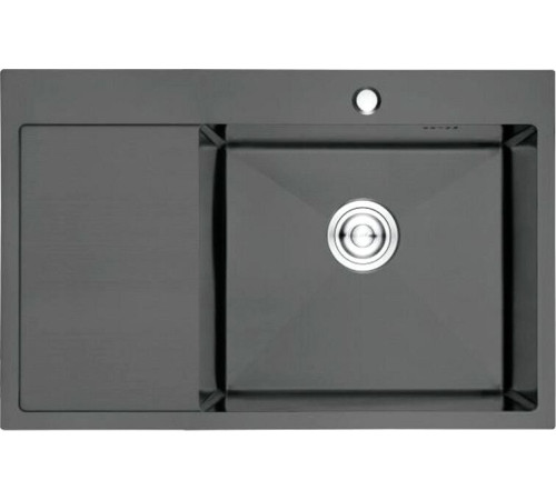 Кухонная мойка Gerhans K37851B-R правая, графит