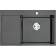 Кухонная мойка Gerhans K37851B-R правая, графит