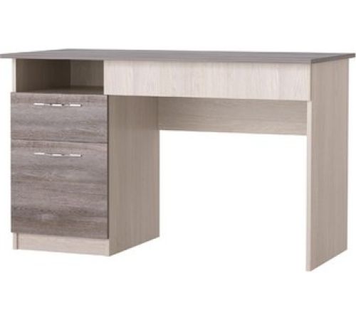 Стол Памир Октава 120x60x75 см ясень анкор светлый/дуб клабхаус серый