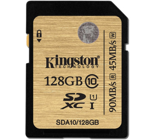 Карта памяти Kingston Ultimate SDHC 128GB SDA10/128GB