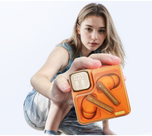 Наушники QCY MeloBuds Neo оранжевый