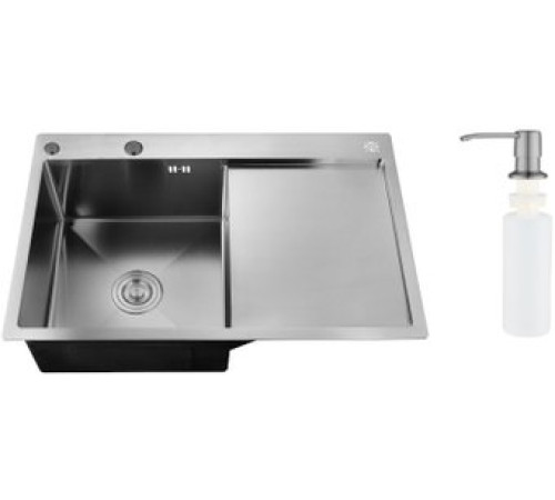 Кухонная мойка РМС MRK-7851BL-L с дозатором