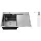 Кухонная мойка РМС MRK-7851BL-L с дозатором