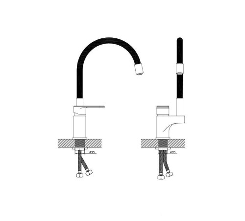 Смеситель Diadonna D91-437117SY
