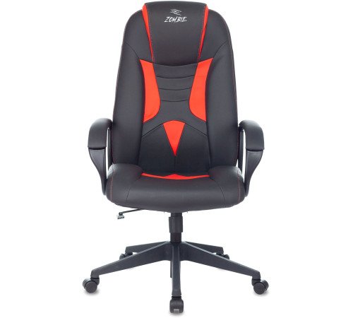 Кресло Zombie 8 черный/красный