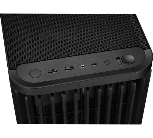 Корпус ASUS ProArt PA401 Wood Edition - Mesh Panel черный