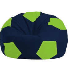 Кресло-мешок Flagman Мяч Стандарт М1.1-43 темно-синий/салатовый