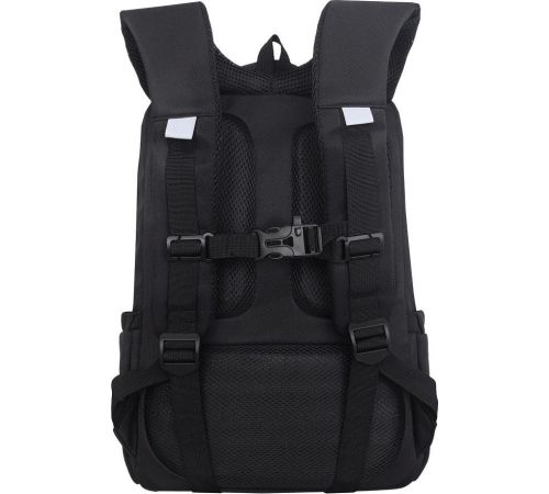 Школьный рюкзак Grizzly RG-666-3 черный/золотой