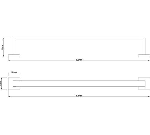 Держатель для полотенца Lauter 21SH71011 Chrome