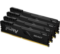 Оперативная память Kingston FURY Beast 4x16GB DDR4 PC4-25600 KF432C16BB1K4/64