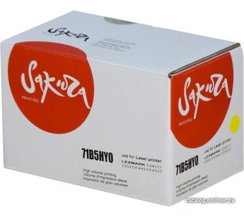 Картридж Sakura Printing SA71B5HY0 аналог Lexmark 71B5HY0