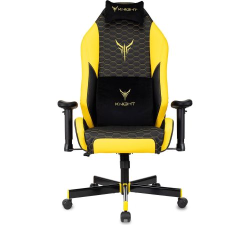 Кресло Knight Neon черный/желтый
