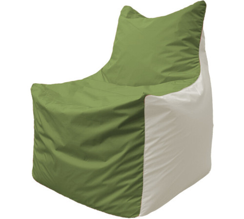 Кресло-мешок Flagman Фокс Ф2.1-231 оливковый/белый