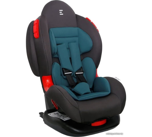 Детское автокресло Еду-Еду KS 525 Isofix темно-серый/темно-бирюзовый