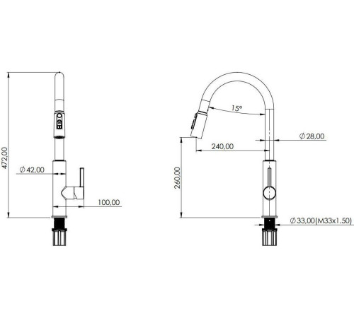 Смеситель Teska Mimoza Chelik EB5016