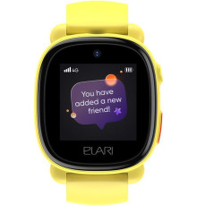 Детские умные часы Elari KidPhone 4G Lite желтый