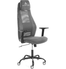 Офисное кресло TetChair Aviator PLT metalBL ткань, серый, KUB 05/W-12